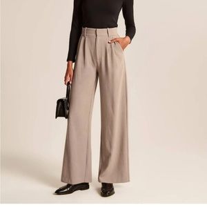 Abercrombie Tailored Wide Leg Pant